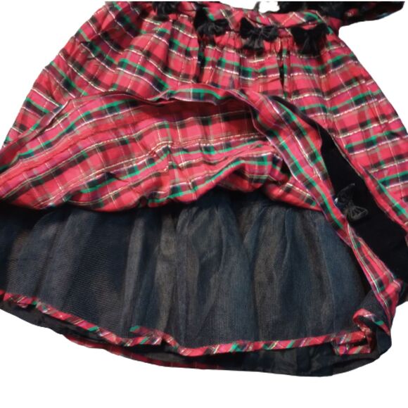Young Couture by Nicole Vintage Girls Christmas Dress - Picture 3 of 7